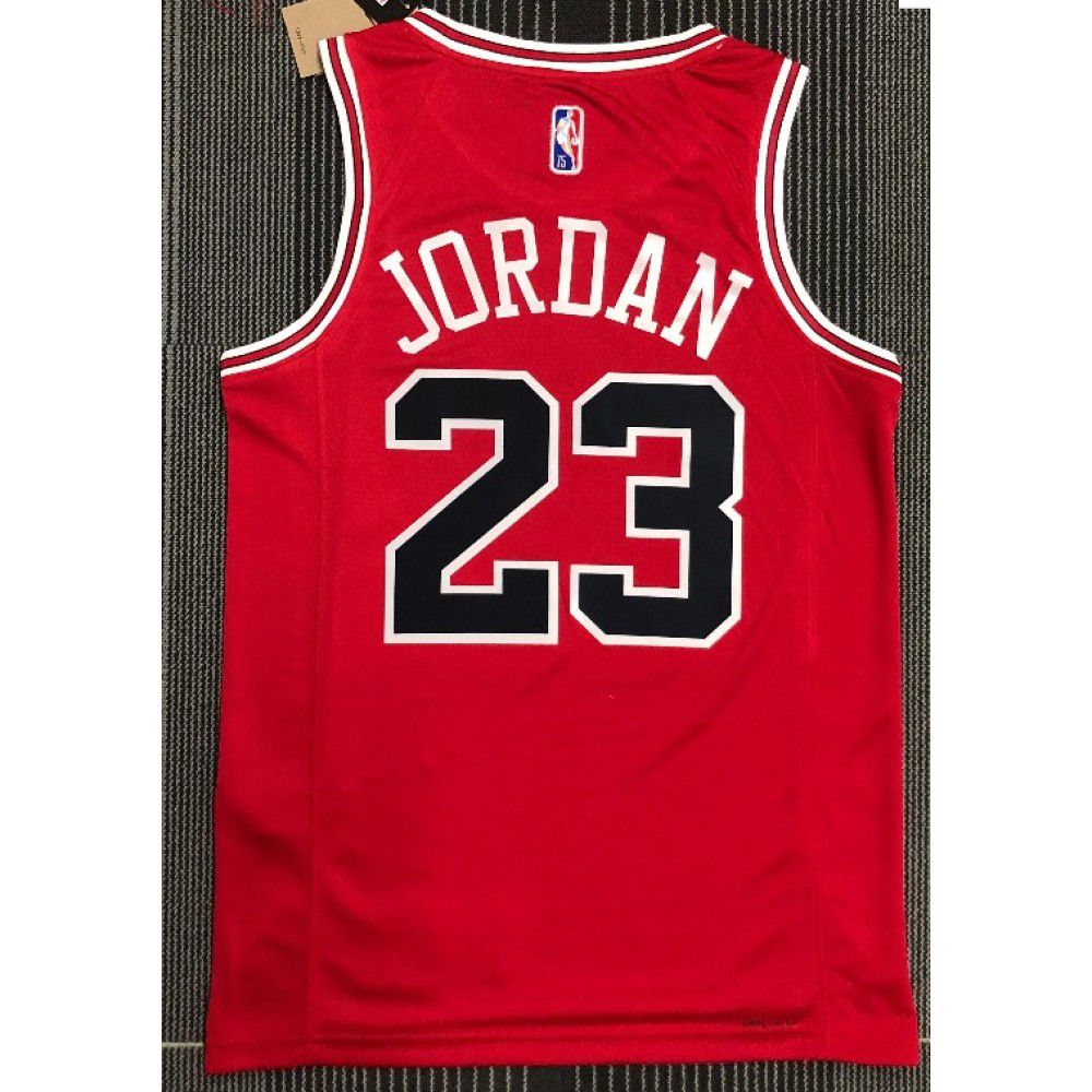 Men's Chicago Bulls Michael Jordan #23 Red 2021 Swingman NBA Jersey - Icon Edition-Pro Kit Vault | Brand New 26/27 Sports Jerseys